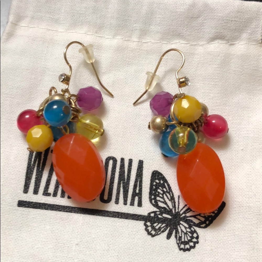 Beautiful Dangle earrings zinc alloy color fashion